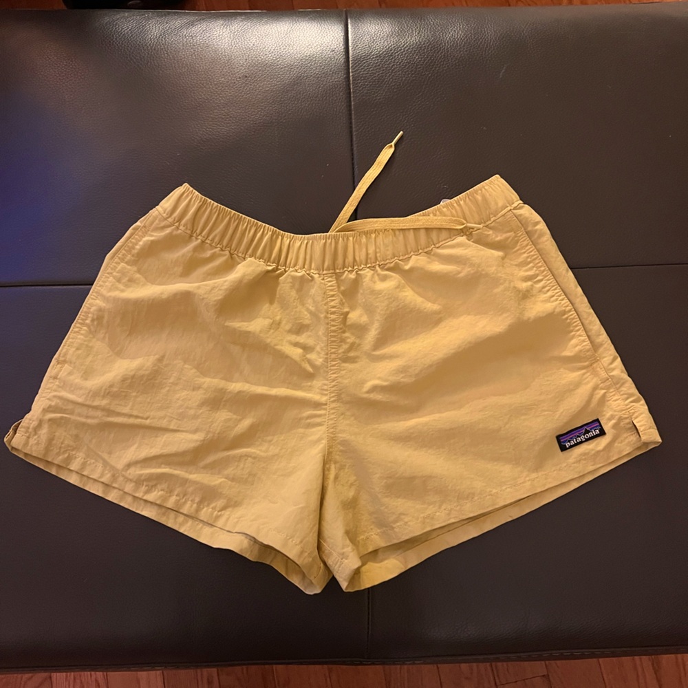 Patagonia women’s yellow shorts